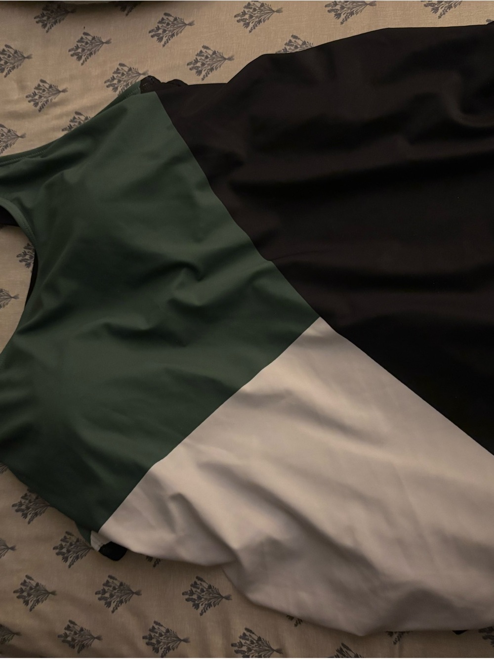 BloomChic Black and White Colorblock Dress